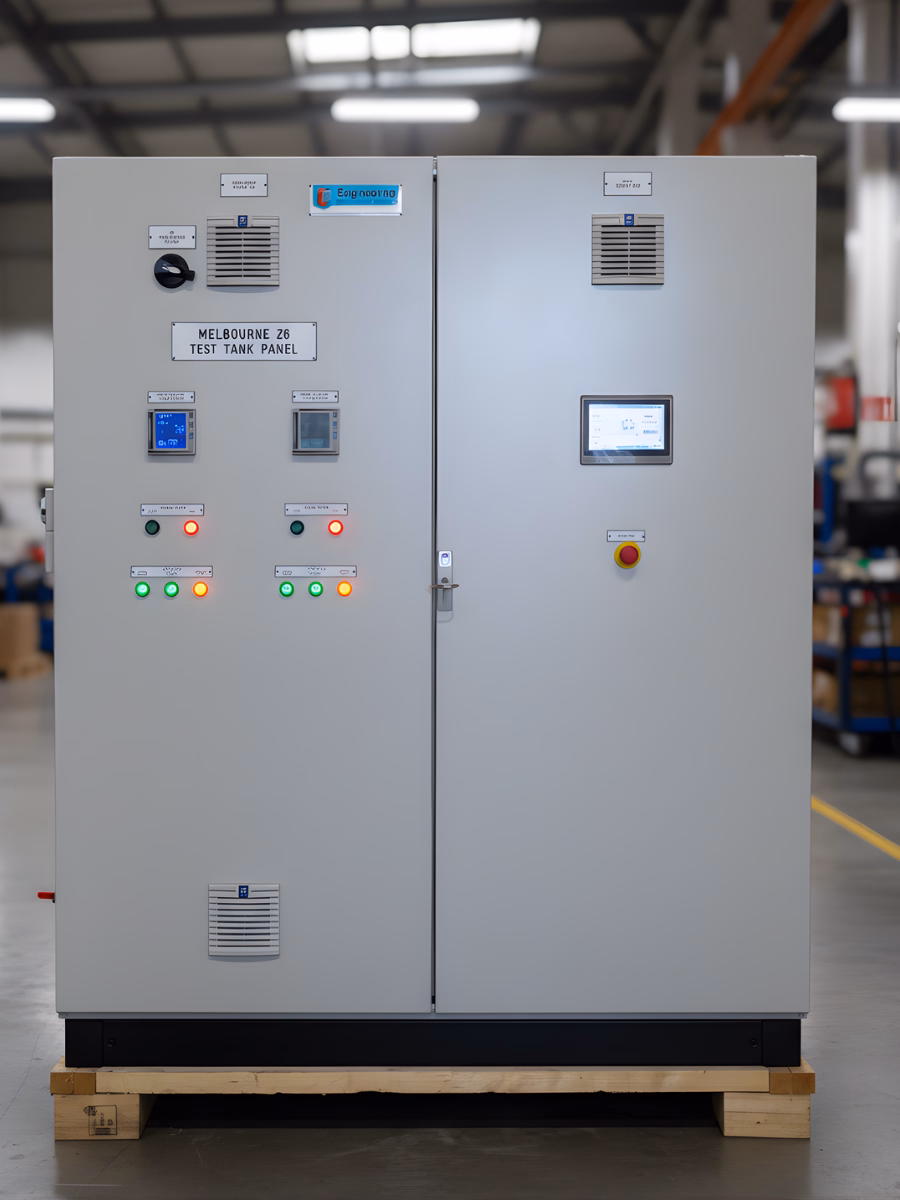 Prewired electrical panels for water infrastructure